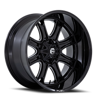 Fuel Darkstar 20x9" 6x135mm 106.1mm CB +1mm Gloss Black Milled