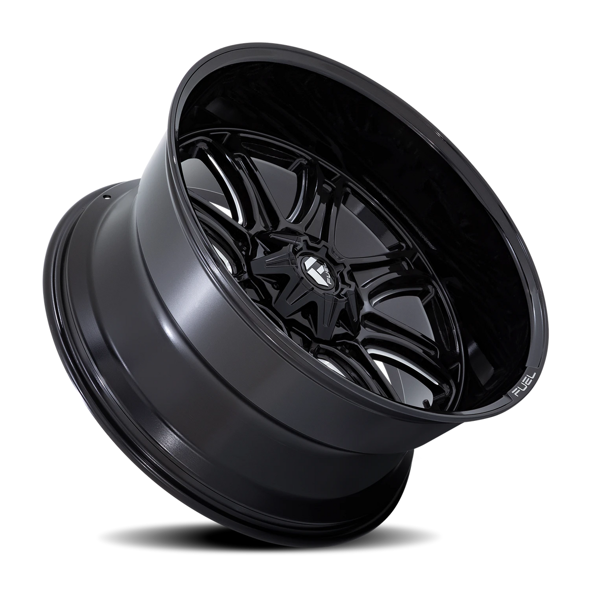 Fuel Darkstar 22x10 -18 5x127mm 87.1mm Gloss Black Milled