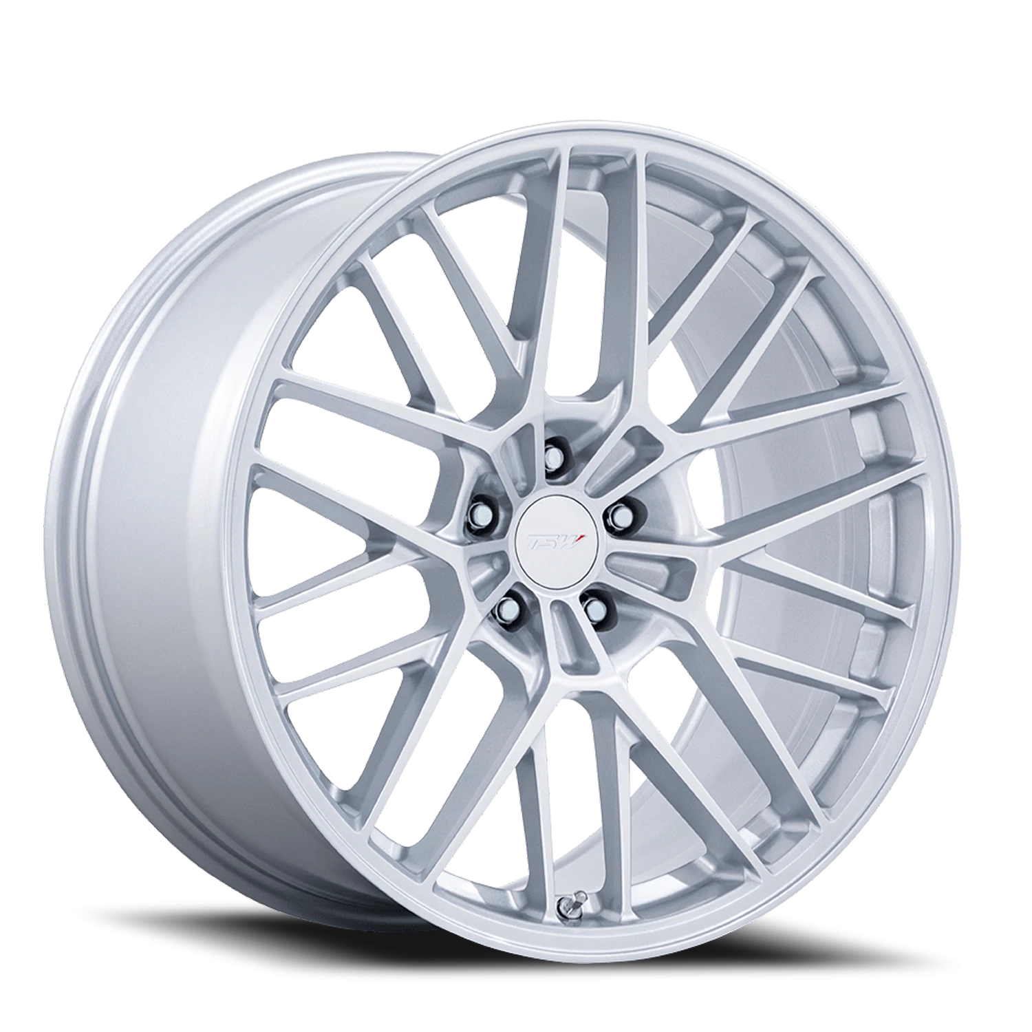 TSW Daytona 20x10.5" 5x114.3mm 72.56mm CB +38mm Gloss Silver