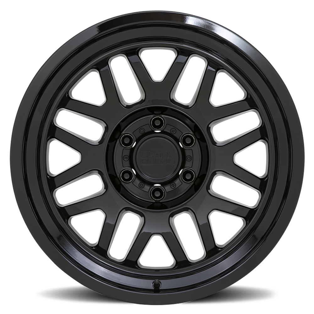 Black Rhino Delta 17x9.5" 8x170mm 125.1mm CB -18mm Gloss Black