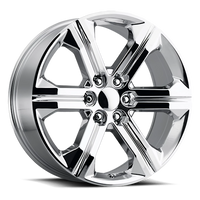 Replica Alloys Denali 3 22x9 +24 6x139.7mm 78.1mm Chrome