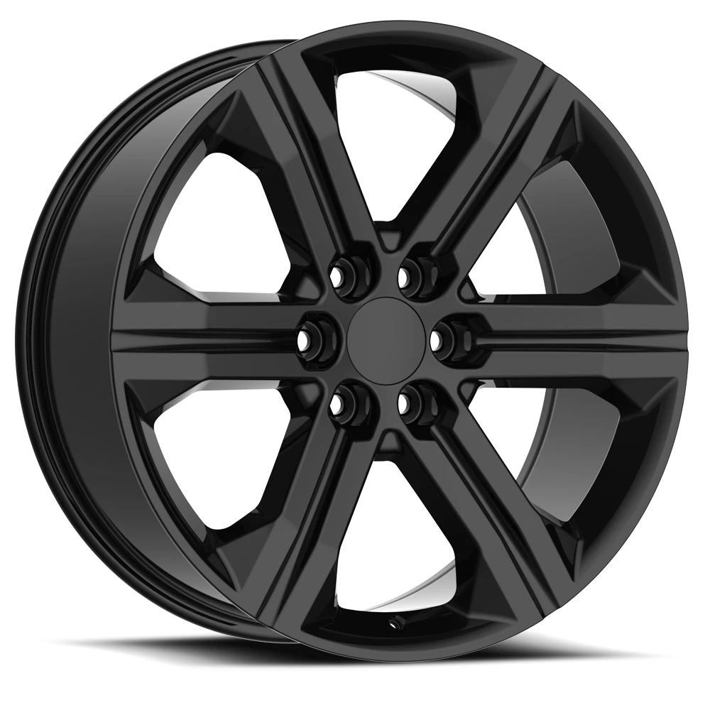 Replica Alloys Denali 3 22x9 +24 6x139.7mm 78.1mm Gloss Black