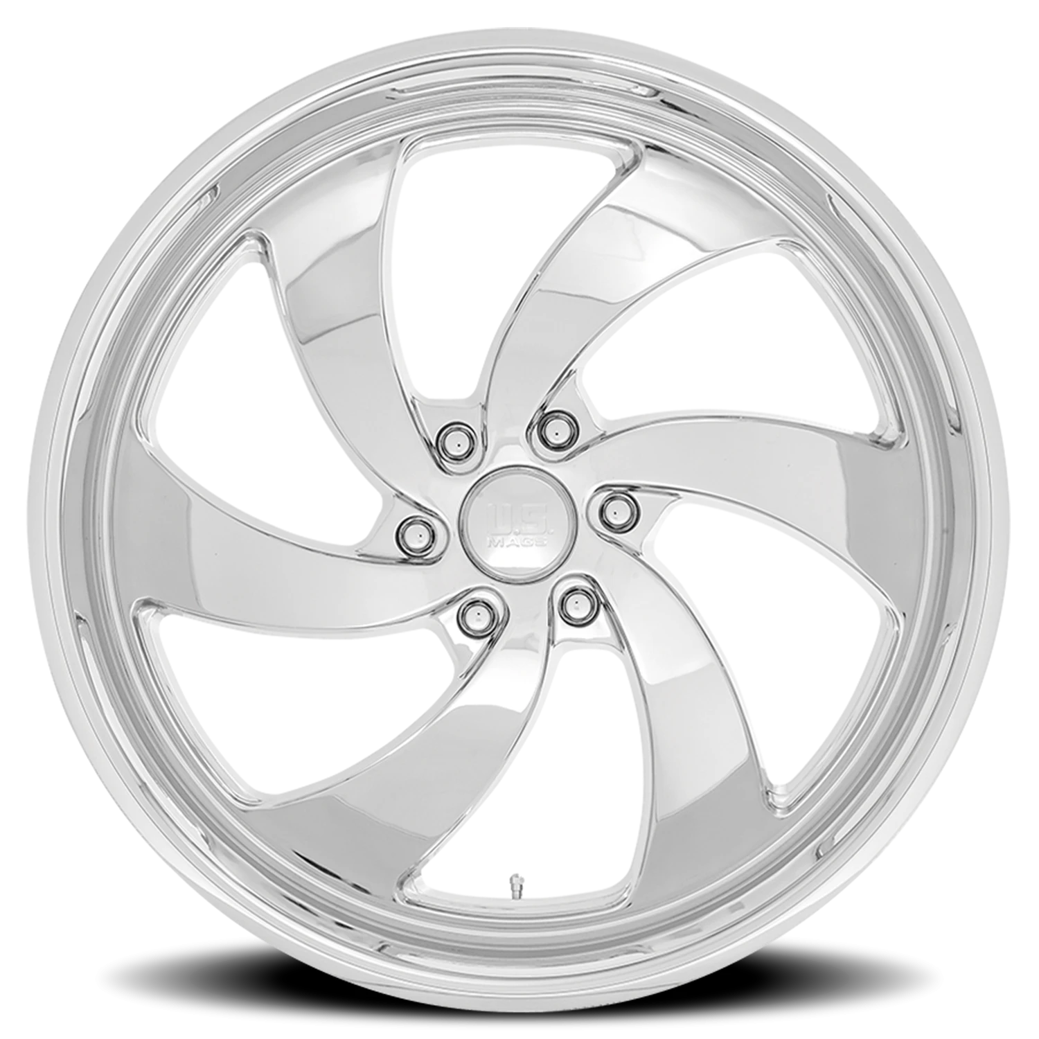 US Mags Desperado 6 20x9.5" 6x139.7mm 90.7mm CB +1mm Chrome