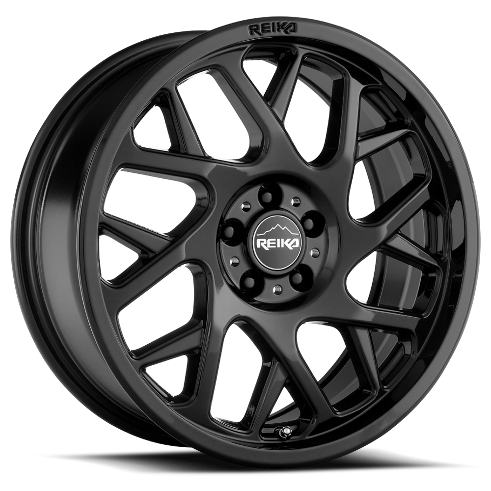 Reika Detour R25 17x7" 5x100mm 65.1mm CB +15mm Gloss Black