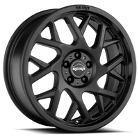 Reika Detour R25 17x8" 5x114.3mm 65.1mm CB +38mm Satin Black