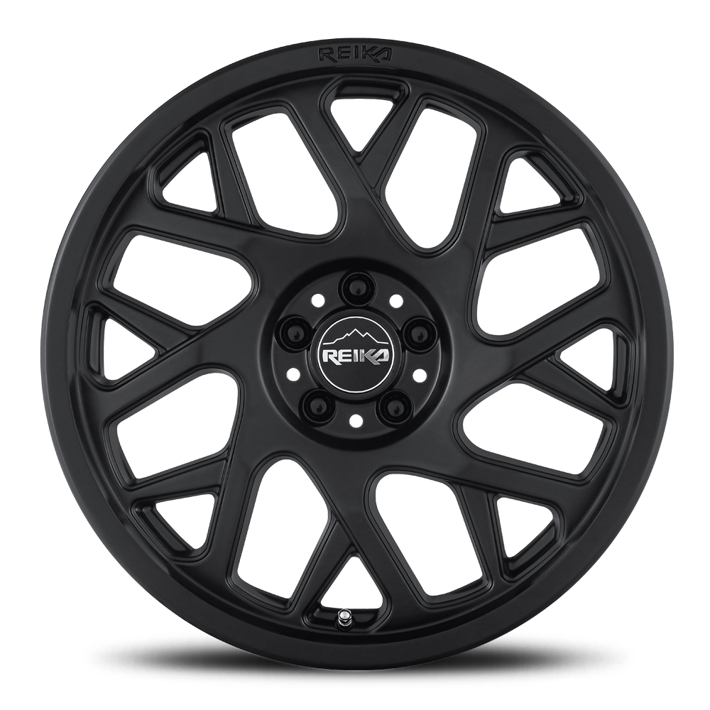 Reika Detour R25 17x8" 5x114.3mm 65.1mm CB +38mm Satin Black