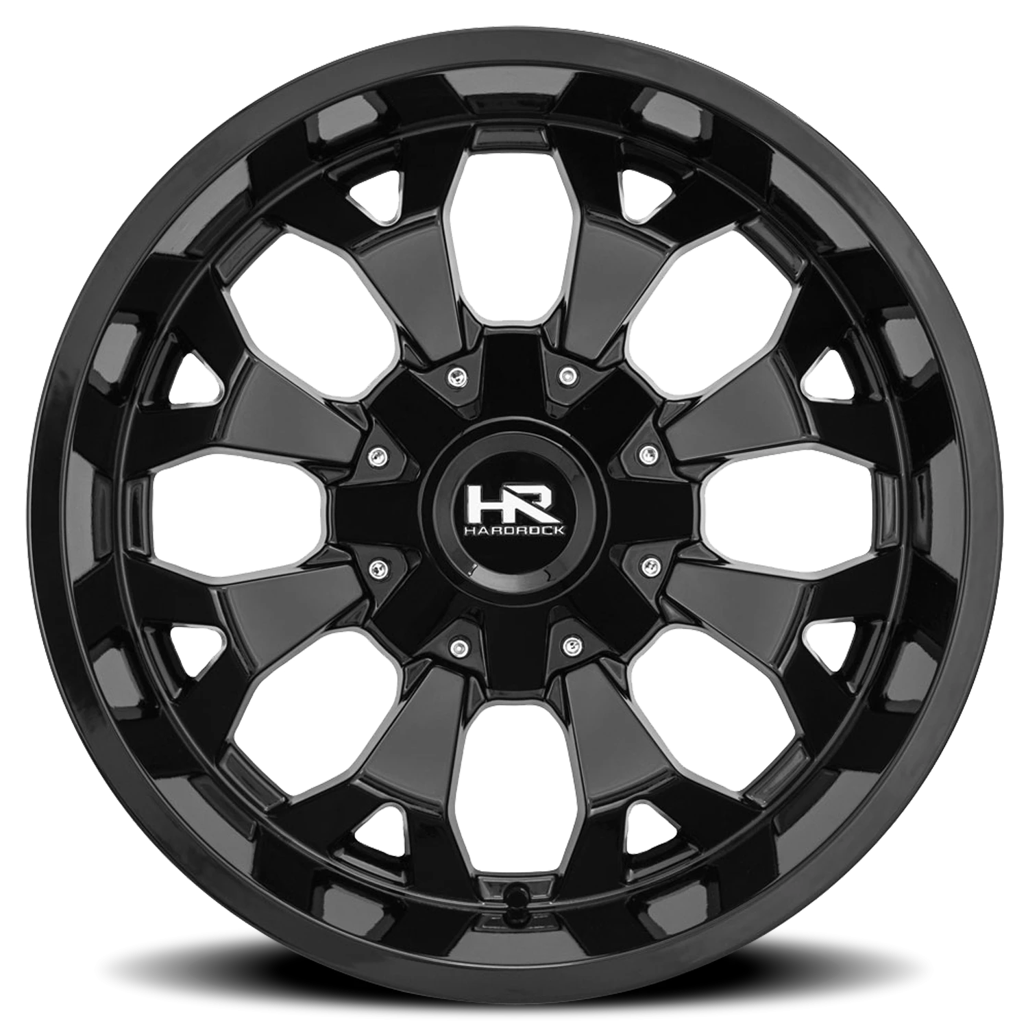 Hardrock Offroad Devastator H711 20x10" 8x170mm 125.2mm CB -19mm Gloss Black
