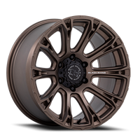 Black Rhino Diamondback 17x9" 6x139.7mm 106.1mm CB +12mm Burnt Bronze