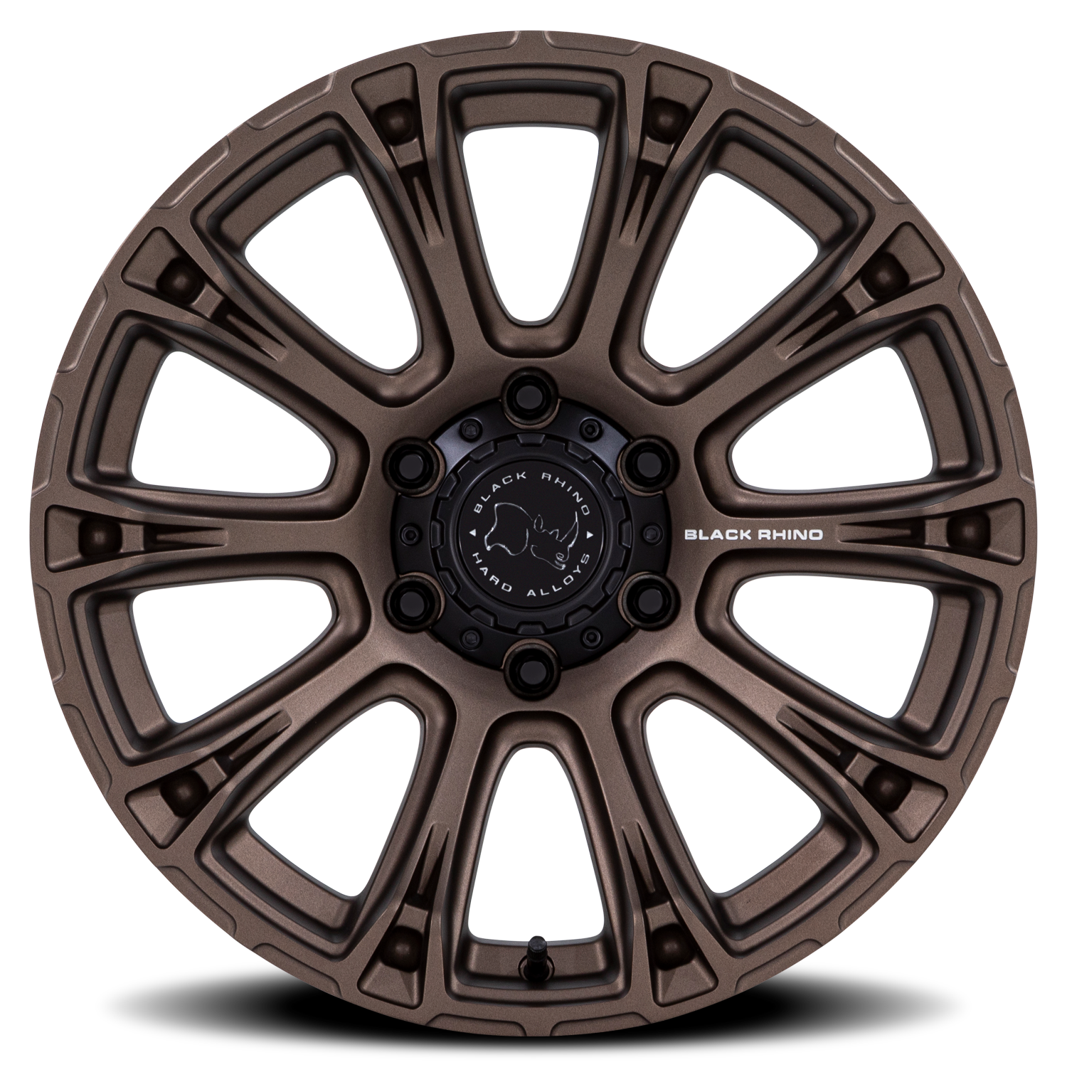 Black Rhino Diamondback 17x9" 6x139.7mm 106.1mm CB +12mm Burnt Bronze