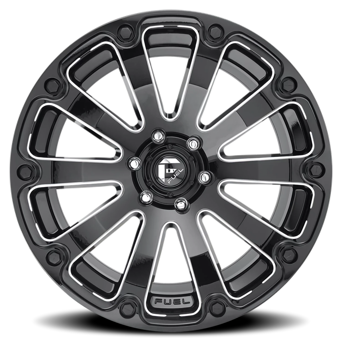 Fuel Diesel 20x9 +1 5x150mm 110.3mm Gloss Black Milled