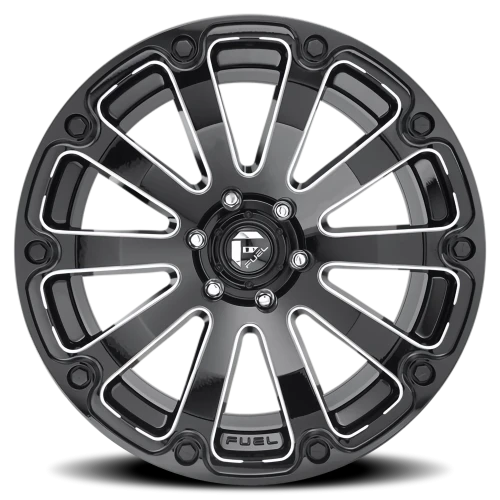 Fuel Diesel 20x9 +1 6x135mm 87.1mm Gloss Black Milled