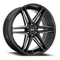 DUB Dirty Dog 26x10" 6x139.7mm 106.1mm CB +25mm Gloss Black Milled