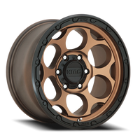 KMC Dirty Harry KM541 BRZ 17x8.5 +0 8x165.1mm 125.1mm Matte Bronze Black Lip