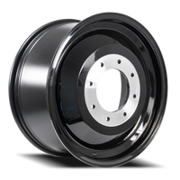 Arena Dually Inner 20x8.25" 8x200mm 142.24mm CB +115mm Gloss Glossy Black