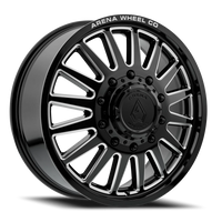 Arena Dually Rival 22x8.25" 10x225mm 170.13mm CB +105mm Gloss Black Milled