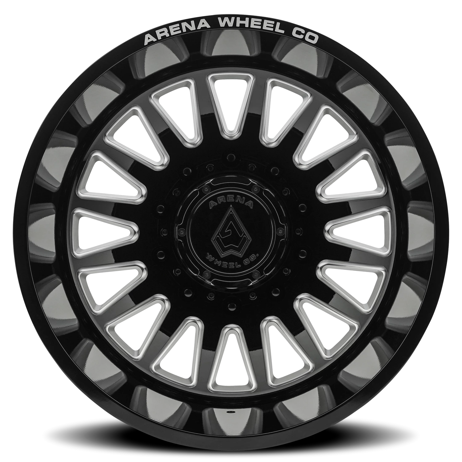 Arena Dually Rival 20x8.25" 10x225mm 170.13mm CB -202mm Gloss Black Milled