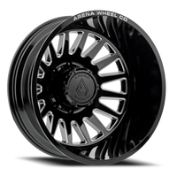 Arena Dually Rival 22x8.25" 8x200mm 142.24mm CB -202mm Gloss Black Milled