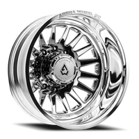 Arena Dually Rival 20x8.25" 10x225mm 170.13mm CB -202mm Polished Silver Milled