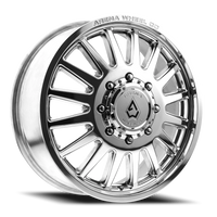 Arena Dually Rival 20x8.25" 8x210mm 154.29mm CB +105mm Polished Silver Milled