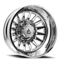 Arena Dually Rival 20x8.25" 8x210mm 154.29mm CB -220mm Polished Silver Milled