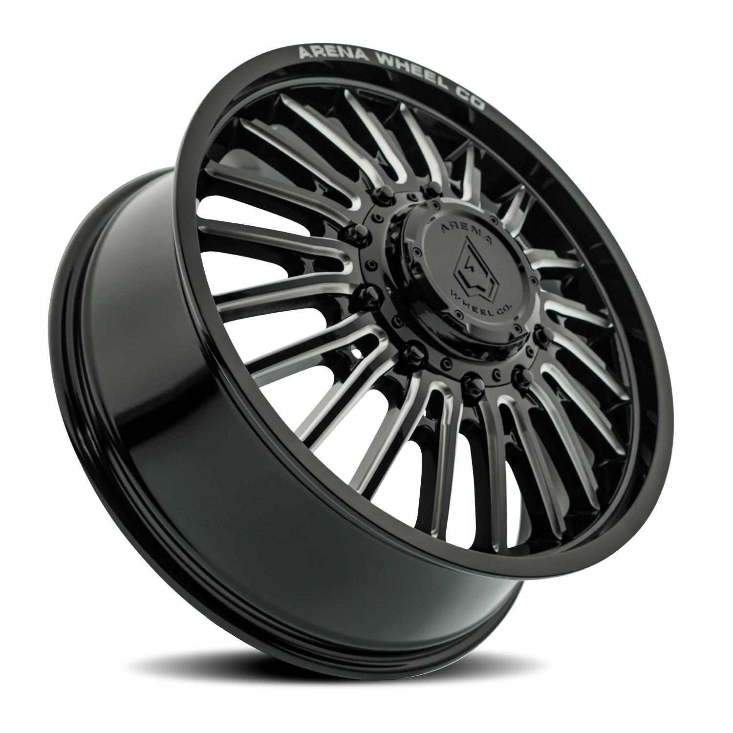 Arena Dually Thunder 20x8.25" 10x225mm 170.13mm CB +105mm Gloss Glossy Black Milled