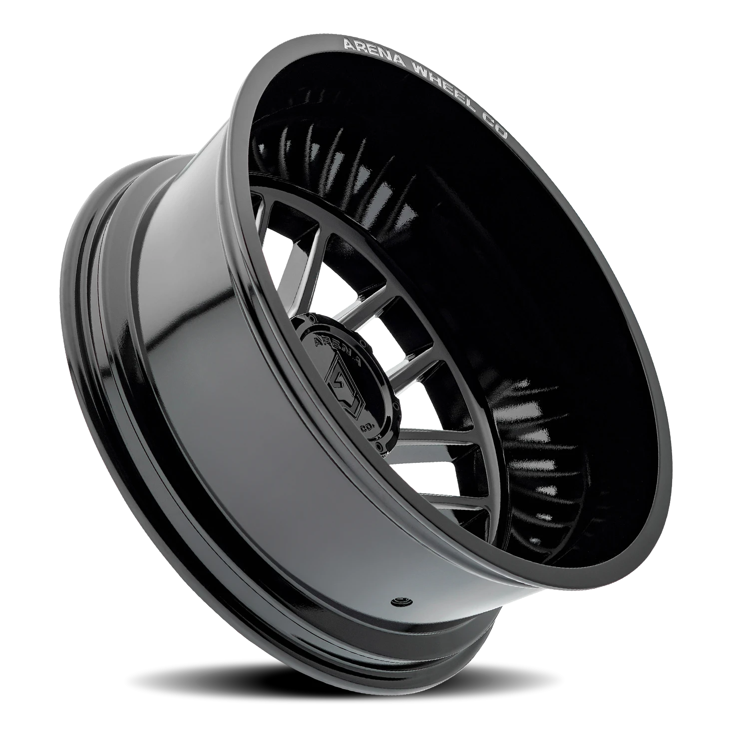 Arena Dually Thunder 22x8.25" 8x200mm 142.24mm CB -202mm Gloss Glossy Black Milled