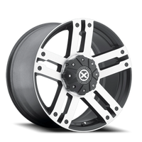 ATX Dune 18x8.5" 5x150mm 110.1mm CB +30mm Satin Black Machined Face