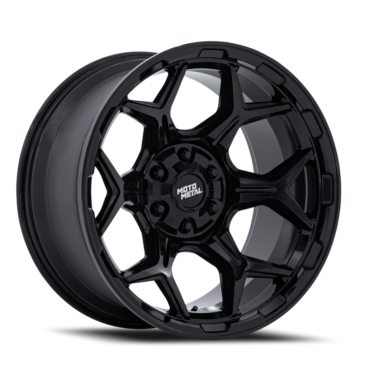 Moto Metal Dux 17x8.5 +12 5x114.3mm 78.1mm Gloss Black