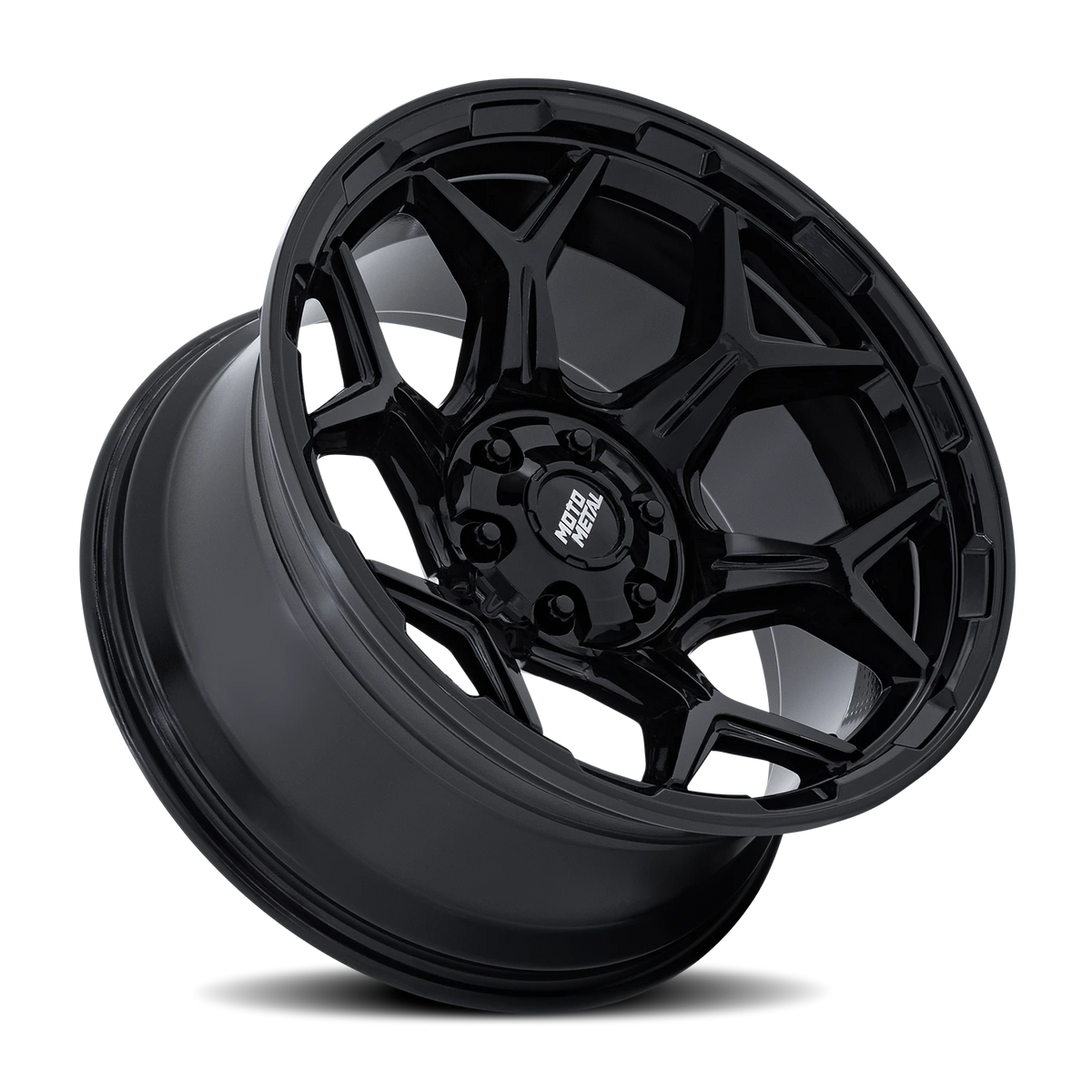 Moto Metal Dux 17x8.5 +12 5x114.3mm 78.1mm Gloss Black
