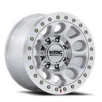 KMC E25 Beadlock 17x9 -38 8x165.1mm 125.1mm Machined Silver