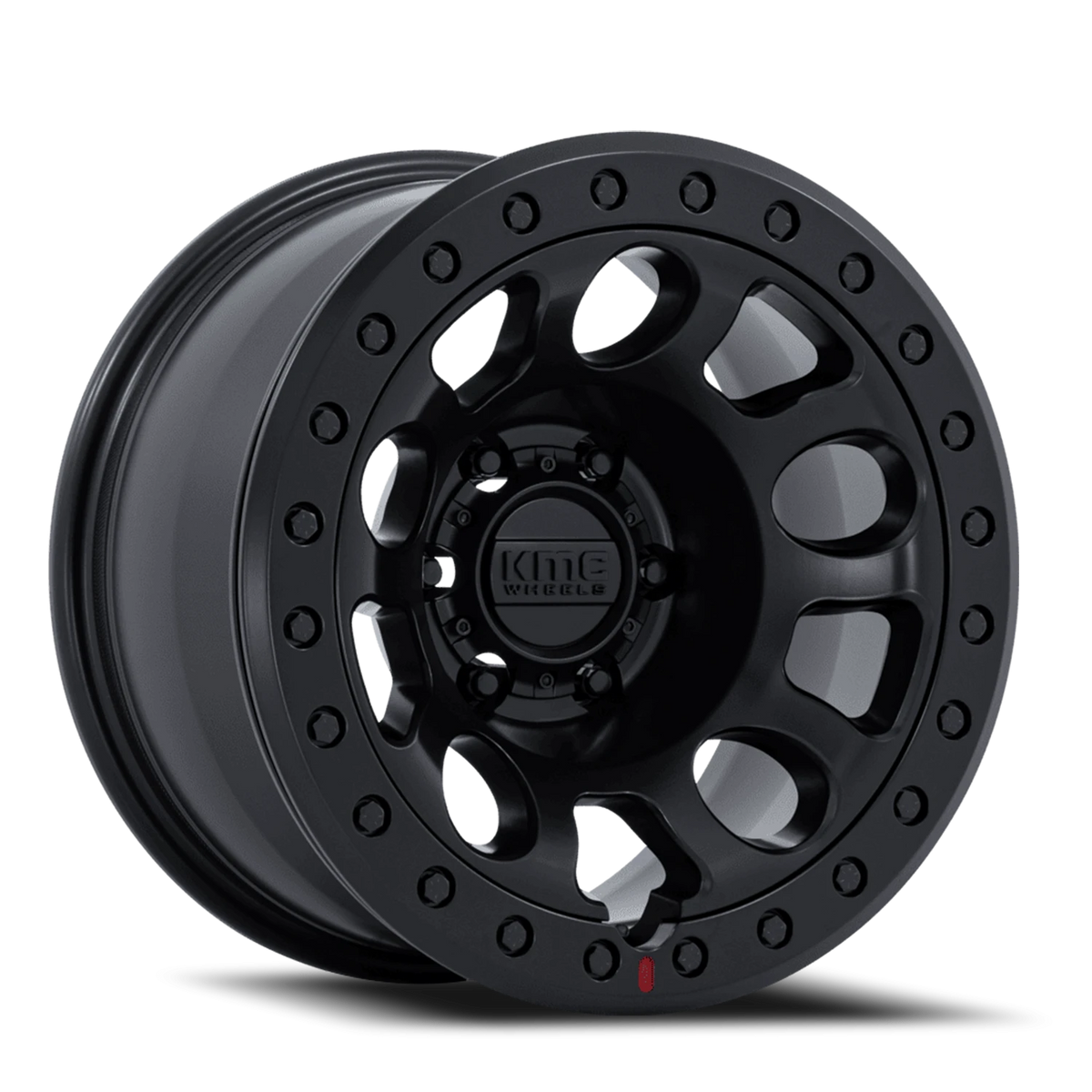 KMC E25 Beadlock 17x9 -38 5x127mm 71.5mm Blackout