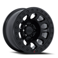 KMC E25 Beadlock 17x9 -38 5x127mm 71.5mm Blackout