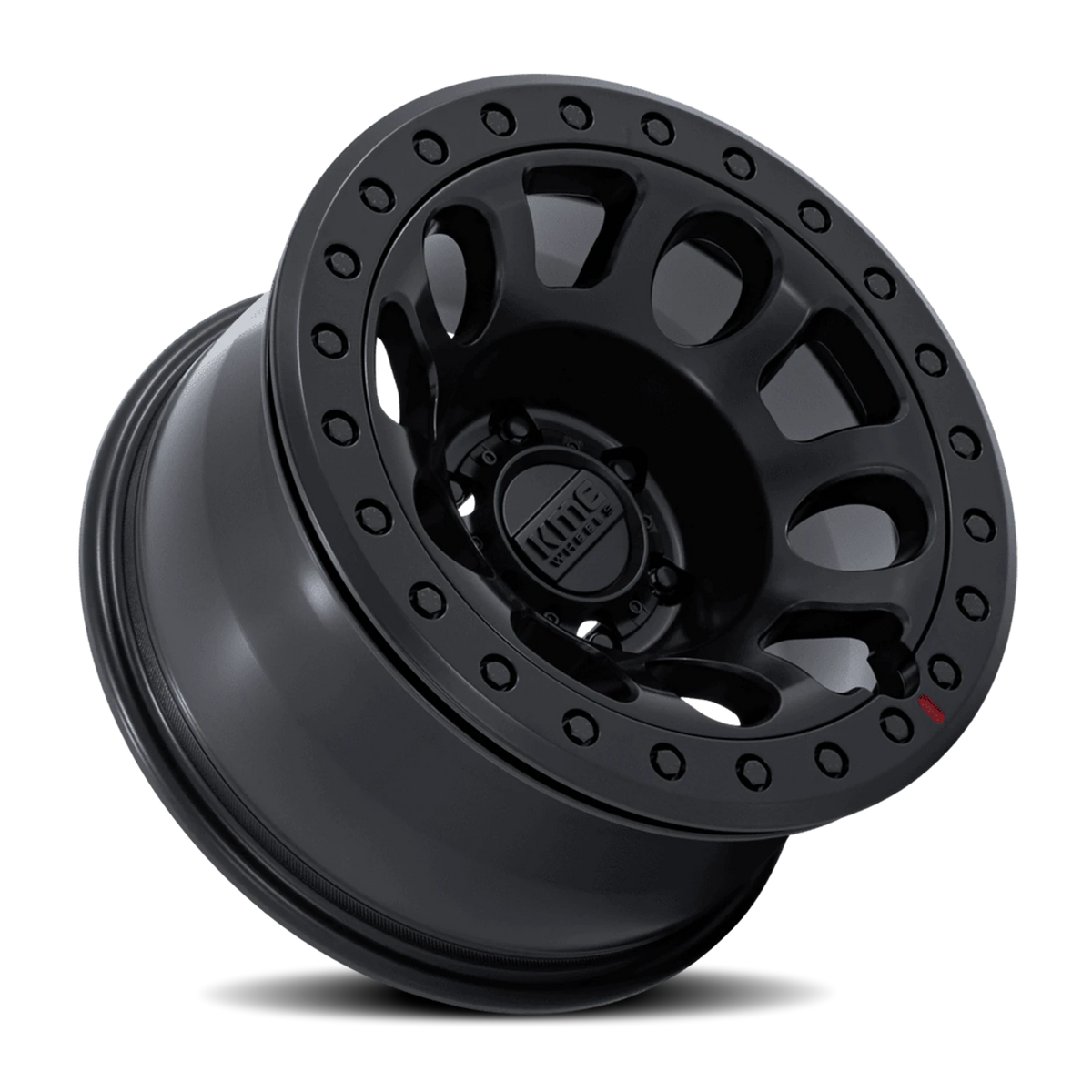KMC E25 Beadlock 17x9 -38 5x127mm 71.5mm Blackout