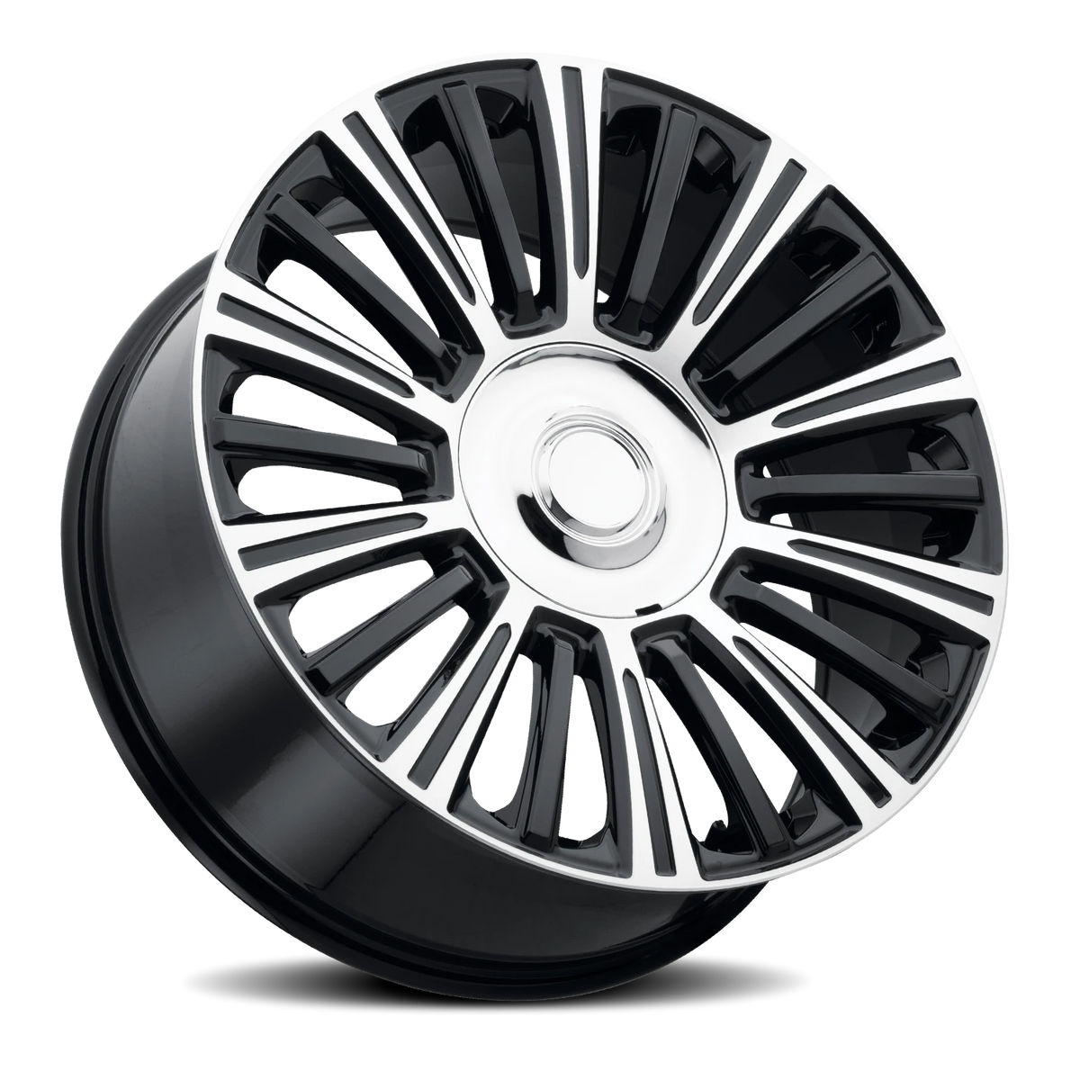 Replica Alloys ES4 22x9 +28 6x135mm 87.1mm Gloss Black Machined Face