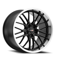 Cray Eagle 19x10.5" 5x120.65mm 70mm CB +69mm Gloss Black Mirror Cut Lip