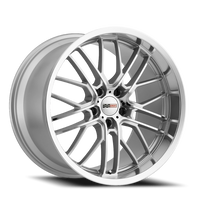 Cray Eagle 19x10.5" 5x120.65mm 70mm CB +40mm Silver Mirror Cut Face-Mirror Cut Lip