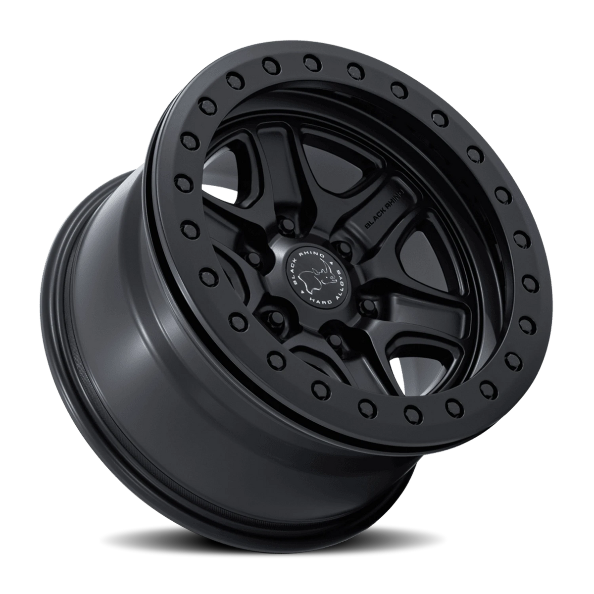 Black Rhino Echo Trail Lock Beadlock 17x8.5 +0 6x139.7mm 106.1mm Matte Black