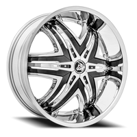 Diablo Elite 22x8.5" 5x112mm 73.1mm CB +38mm Chrome