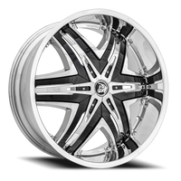 Diablo Elite 24x10" 6x135mm 87.1mm CB +35mm Chrome