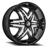 Diablo Elite 22x8.5" 5x114.3mm 73.1mm CB +38mm Gloss Black