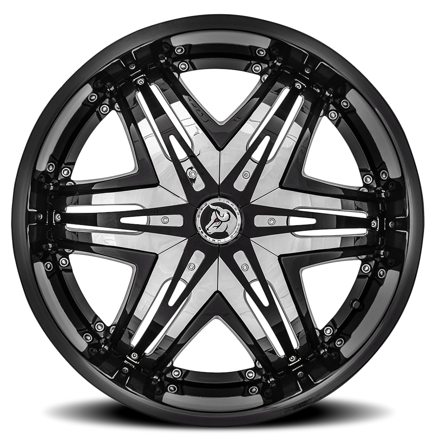 Diablo Elite 24x10" 5x127mm 78.1mm CB +35mm Gloss Black