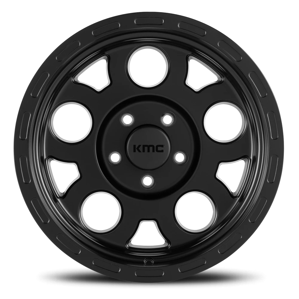 KMC Enduro 16x8" 5x127mm 83.5mm CB 0mm Matte Black