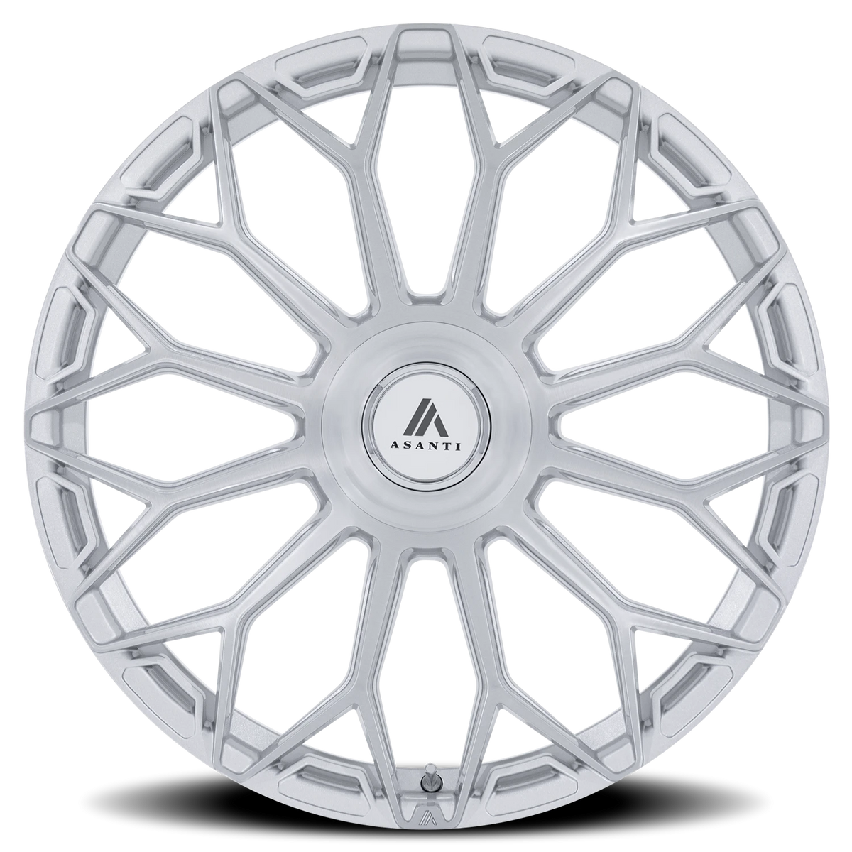 Asanti Black Label Envoy 22x9 +20 5x112mm 72.56mm Gloss Silver Brushed Face