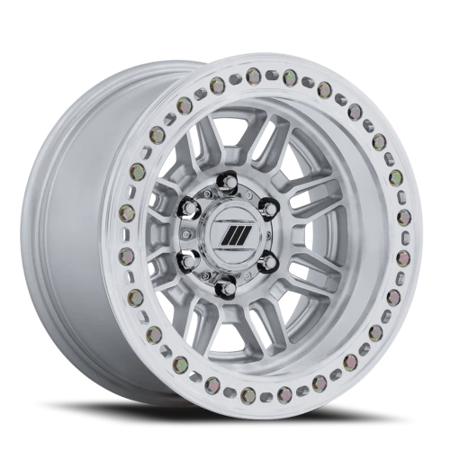 Pro Comp Equalizer BL PA208 17x9 -38 8x165.1mm 125.1mm Gloss Silver Machined Face