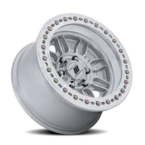 Pro Comp Equalizer BL PA208 17x9 -38 8x165.1mm 125.1mm Gloss Silver Machined Face