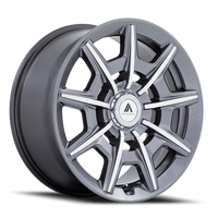 Asanti Black Label Esquire 20x10.5" 5x115mm 74.1mm CB +18mm Gloss Anthracite Bright Machined