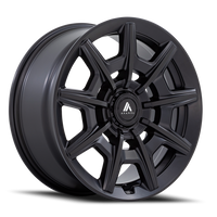 Asanti Black Label Esquire 22x9" 5x115mm 74.1mm CB +15mm Satin Black Gloss Black Face