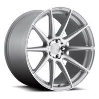 Niche Essen 20x10" 5x120mm 74.1mm CB +40mm Gloss Silver Machined