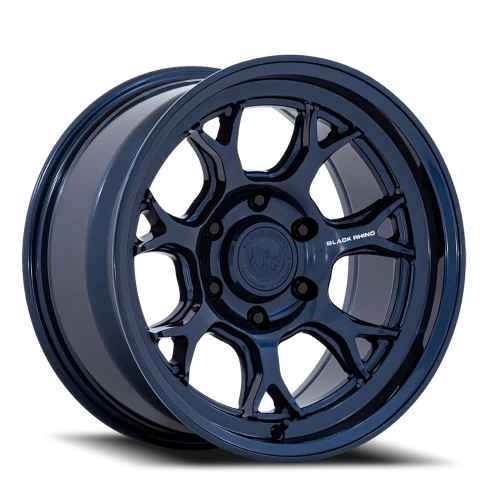 Black Rhino Etosha 17x8.5" 5x127mm 71.5mm CB +20mm Gloss Midnight Blue