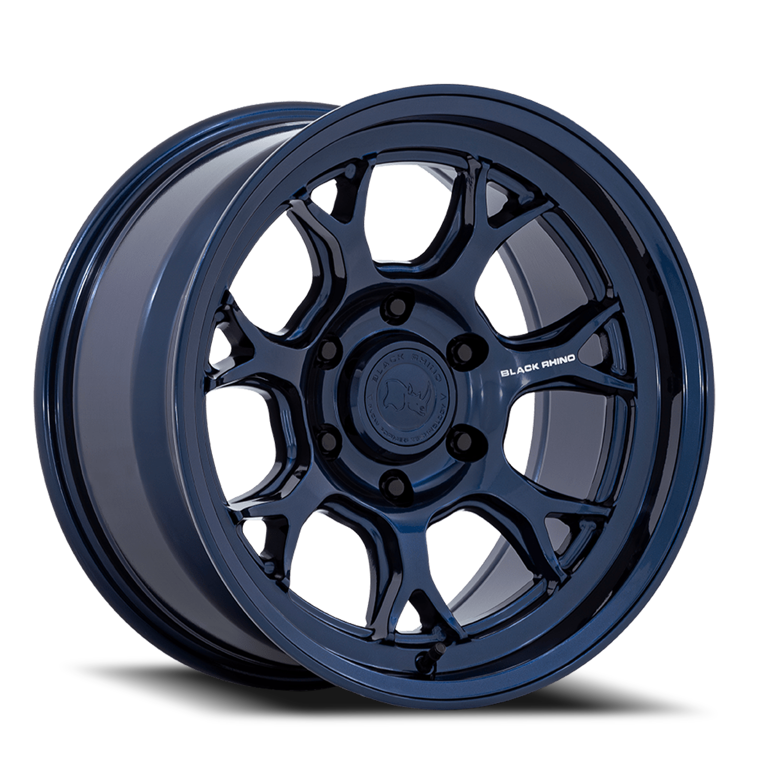 Black Rhino Etosha 17x8.5" 6x139.7mm 106.1mm CB -10mm Gloss Midnight Blue